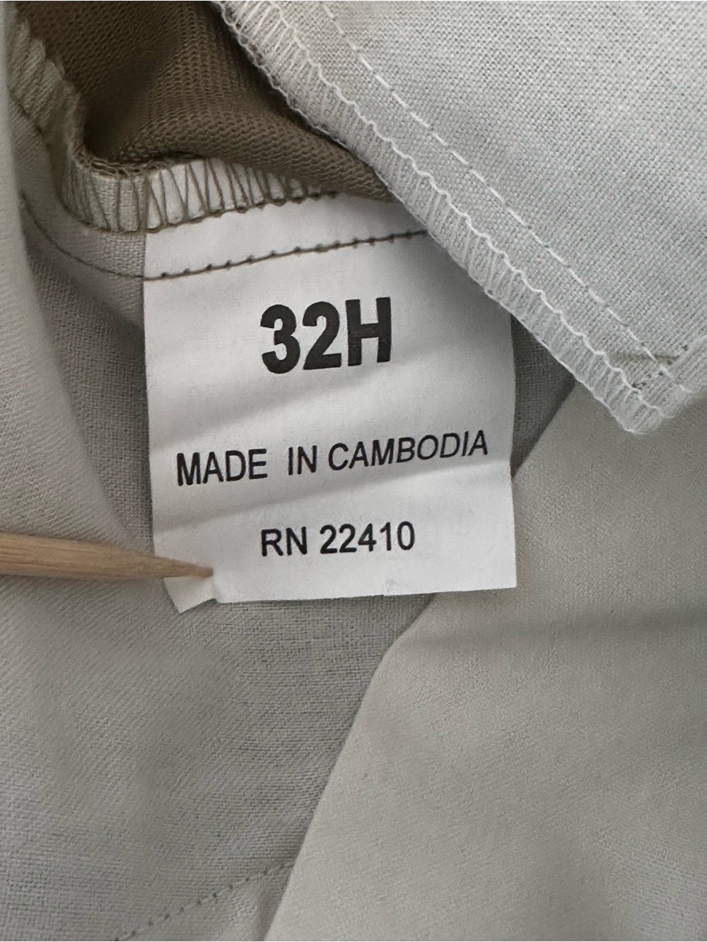 NWT Parker Boys Husky Khaki Dress Pants 32H Pleated Uniform Chinos 32x28.5 - Picture 8 of 15